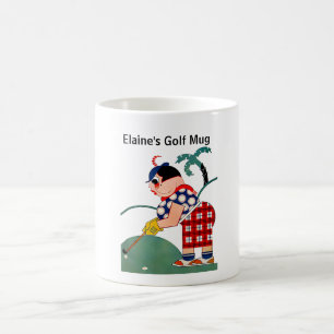 Mug Musique de golf personnalisée