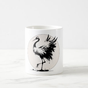 Mug Musique de grue Sumi-e