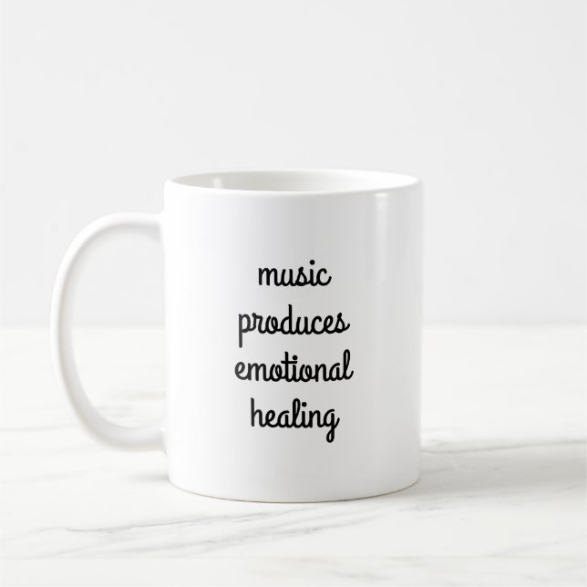 Mug Musique de guérison émotionnelle (Gauche)