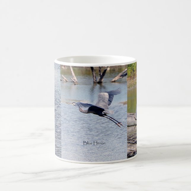 Mug Musique de Héron bleu (Centre)