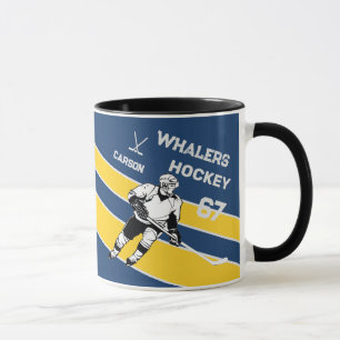 Mug Musique de hockey personnalisée