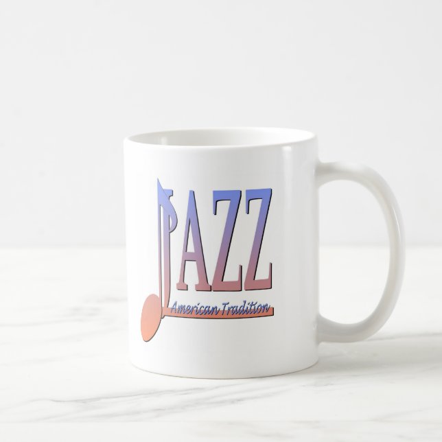 Mug Musique de jazz américaine (Droite)