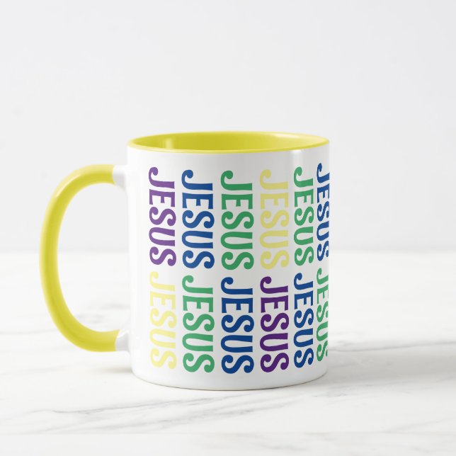 Mug Musique de Jésus jaune (Gauche)
