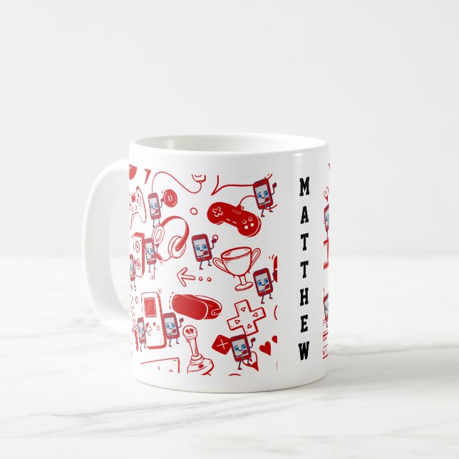 Mug Musique de jeu mignonne (Devant gauche)