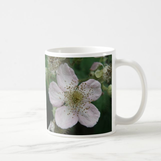 Mug Musique de la fleur de Blackberry (Droite)