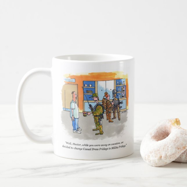 Mug Musique de la milice le vendredi (Avec donut)