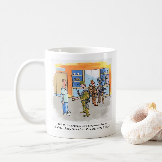 Mug Musique de la milice le vendredi (Avec donut)