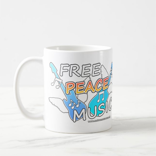 Mug Musique de la Paix Libre (Gauche)