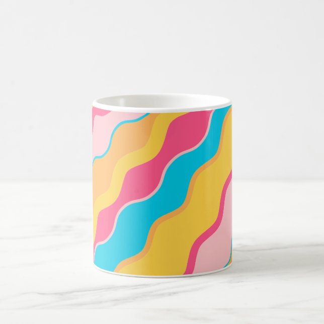 Mug Musique de la palette de couleurs du gâteau (Centre)