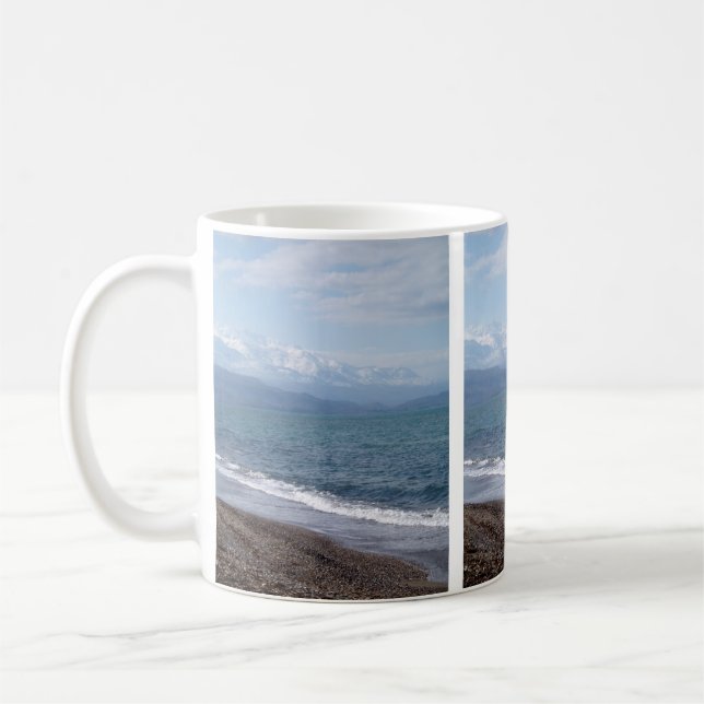 Mug Musique de la plage d'hiver (Gauche)
