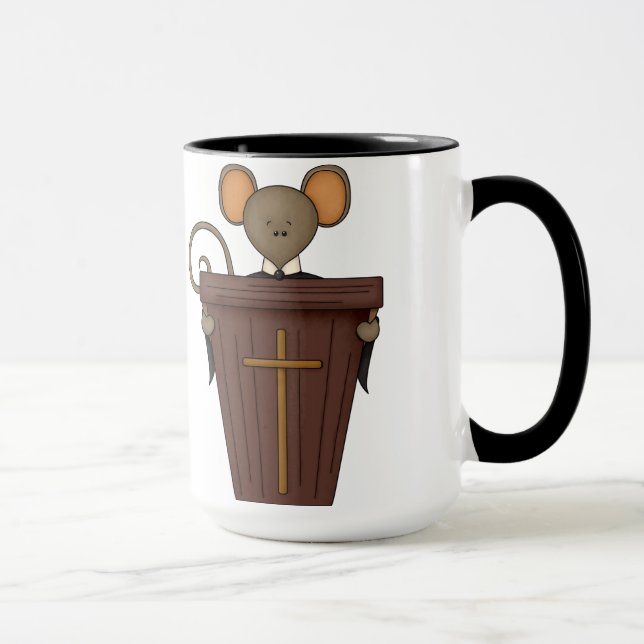Mug Musique de la souris de l'église (Droite)