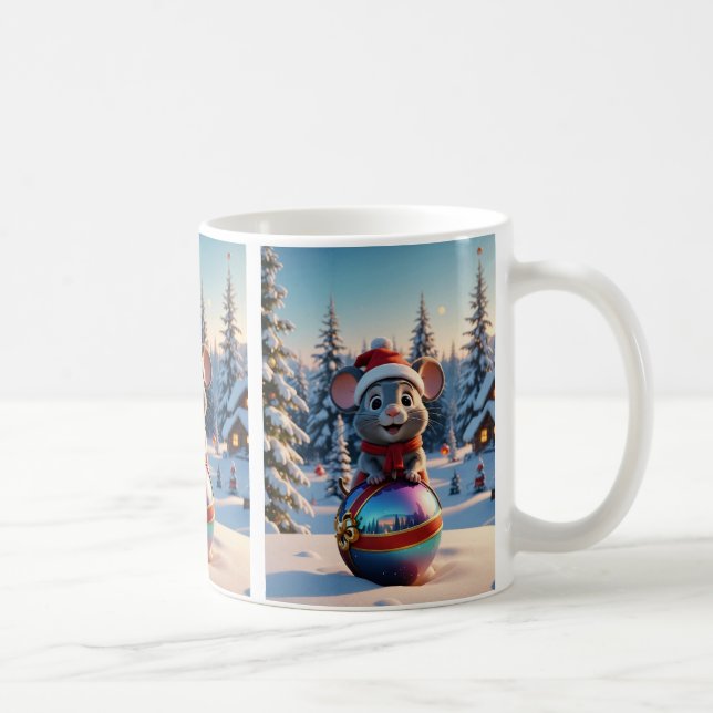 Mug Musique de la souris de Noël (Droite)