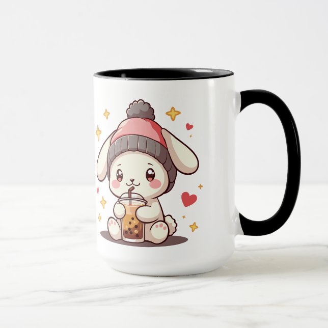 Mug Musique de lapin mignon (Droite)
