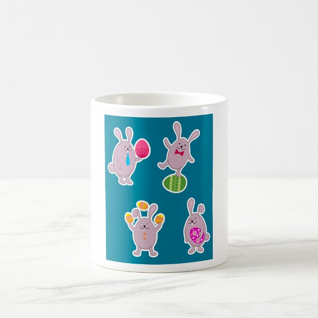 Mug Musique de lapins de Pâques (Créateur téléchargé)