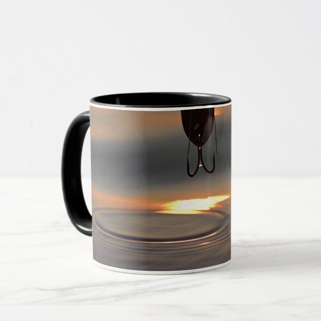 Mug Musique de leurre au coucher du soleil (Devant gauche)