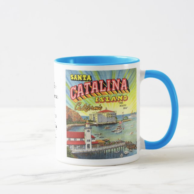 Mug Musique de l'île de Catalina (Droite)