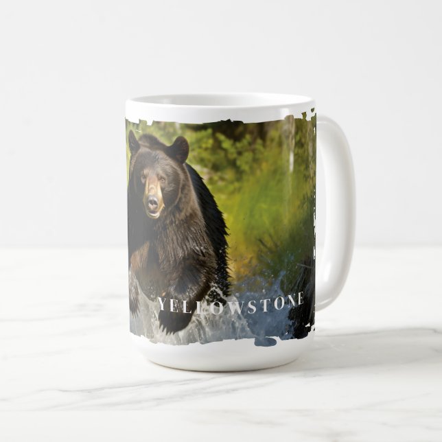 Mug Musique de l'ours jaune (Devant droit)
