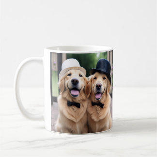 Mug Musique de Mariage Golden Retriever personnalisée