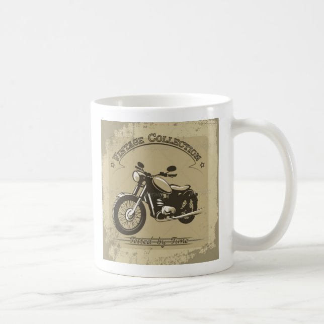 Mug Musique de moto vintage (Droite)