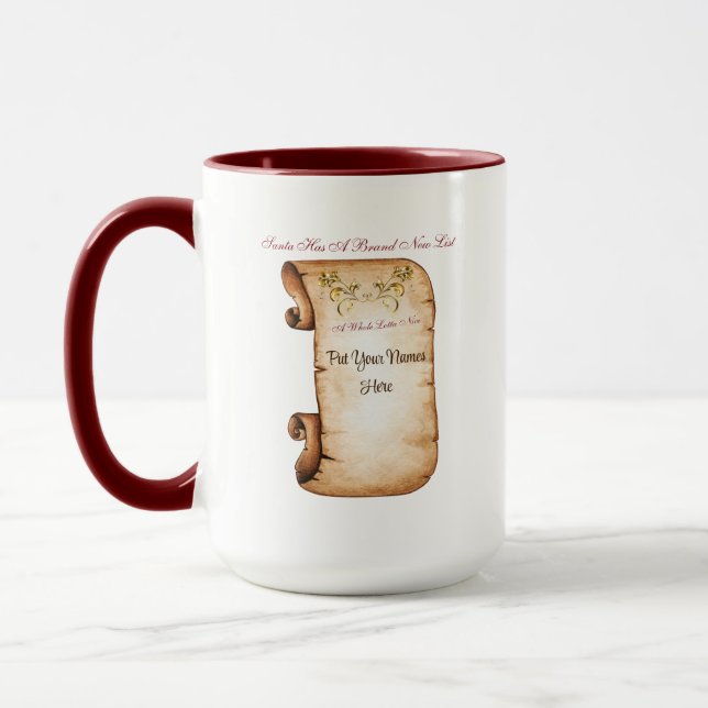 Mug Musique de Noël (Gauche)