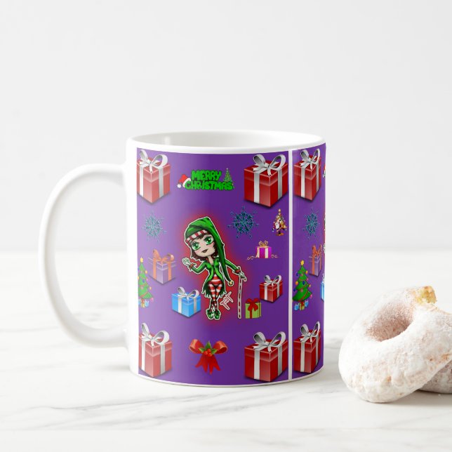 Mug Musique de Noël (Avec donut)