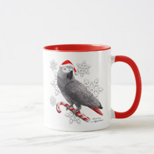 Mug Musique de Noël africaine Grey