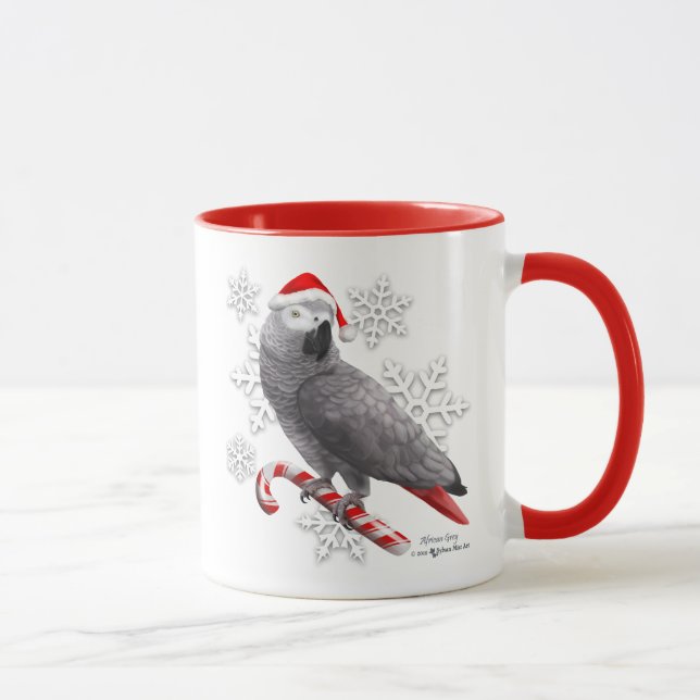 Mug Musique de Noël africaine Grey (Droite)