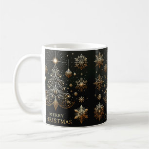 Mug Musique de Noël Black & Gold de Midnight Majesty