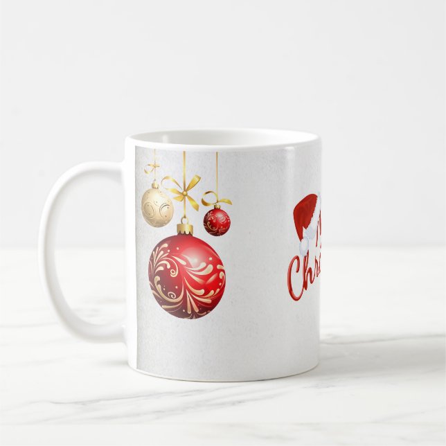 Mug Musique de Noël de la mariée blanche (Gauche)