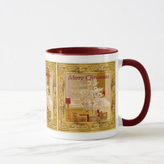 Mug Musique de Noël d'or