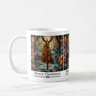 Mug Musique de Noël en verre tendu