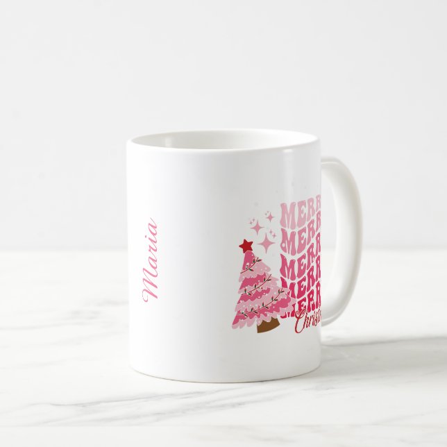Mug Musique de Noël Retro (Devant droit)
