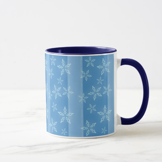 Mug Musique de Noël Snowflakes (Droite)