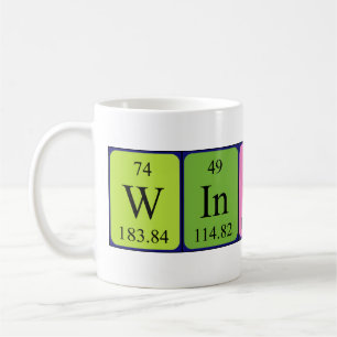 Mug Musique de nom de table périodique Winfred