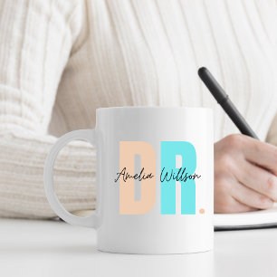 Mug Musique de nom du médecin personnalisé