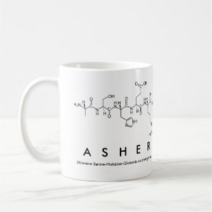 Mug Musique de nom du peptide Asher