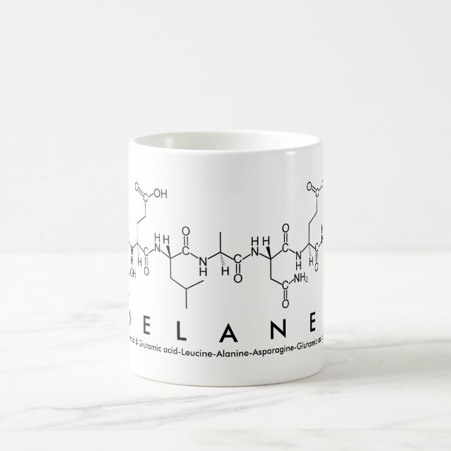 Mug Musique de nom du peptide de Delaney (Centre)