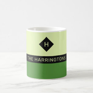 Mug Musique de nom et monogramme personnalisées