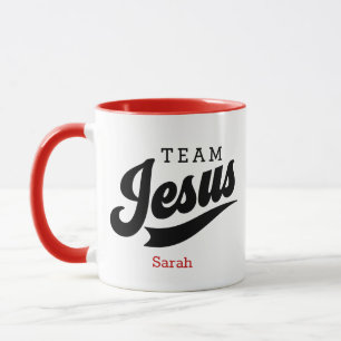 Mug Musique de nom personnalisé Team Jesus