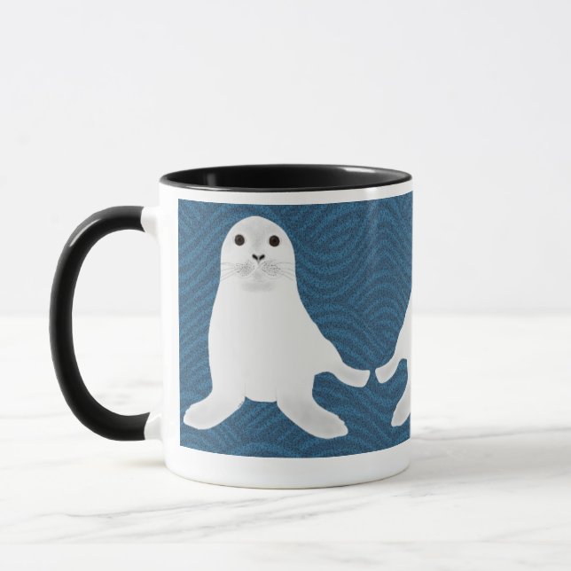 Mug Musique de phoques blancs (Gauche)