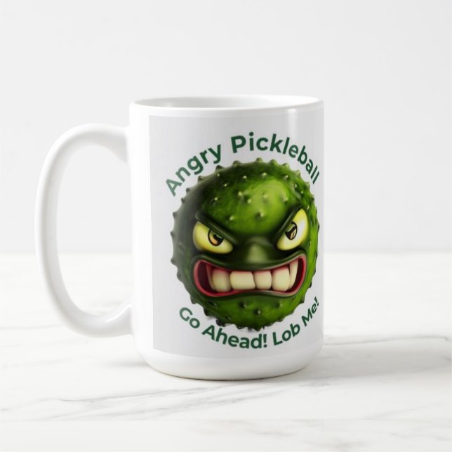 Mug Musique de Pickleball en colère (Gauche)