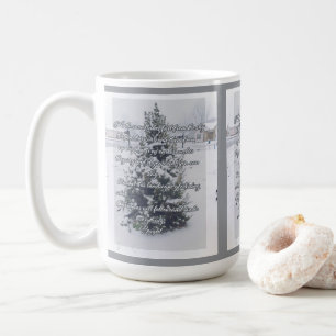 Mug Musique de poème de Noël