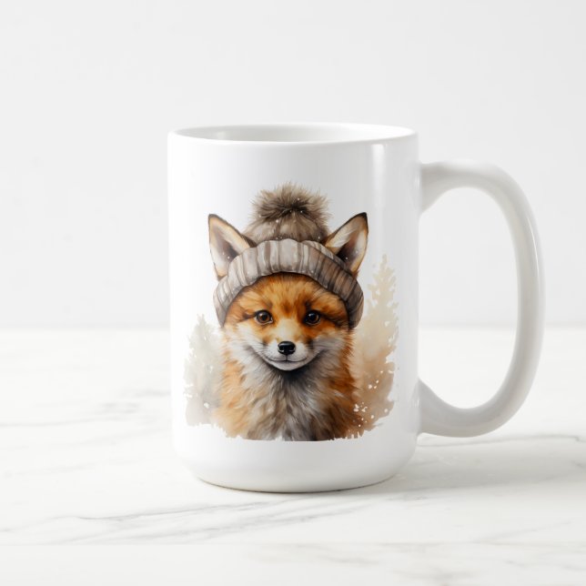 Mug Musique de renard d'hiver (Droite)