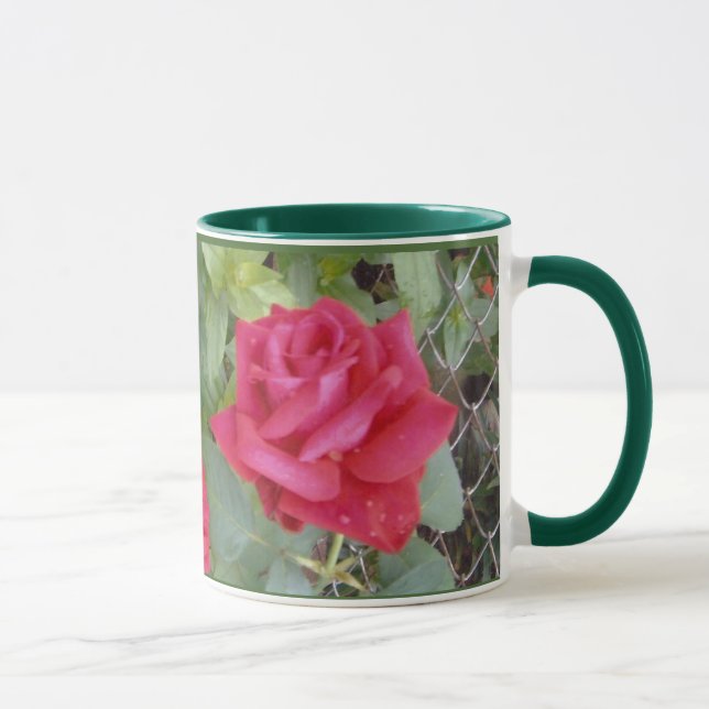 Mug Musique de rose rouge (Droite)