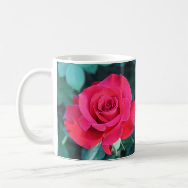 Mug Musique de rose rouge (Gauche)