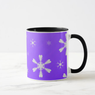 Mug Musique de Snowflakes violet