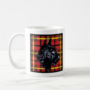 Mug Musique de Terrier écossais noir