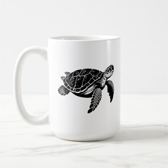 Mug Musique de tortue de mer (Gauche)