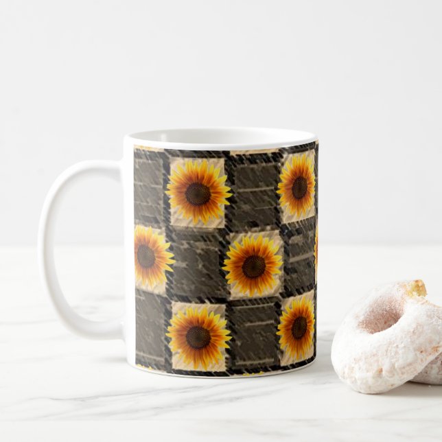 Mug Musique de tournesol (Avec donut)