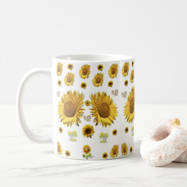 Mug Musique de tournesol (Avec donut)